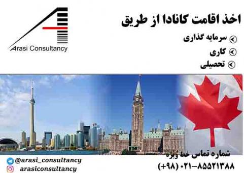 اخذ اقامت کانادا