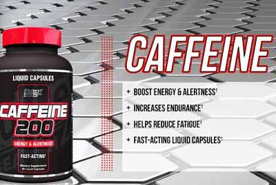 کپسول کافئین ناترکس Nutrex Caffeine 200 افزایش چربی سوزی