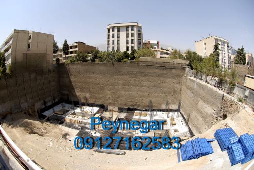 گودبرداری,طراحی و اجرای سازه نگهبان,نیلینگ,تاپدان,خرپا