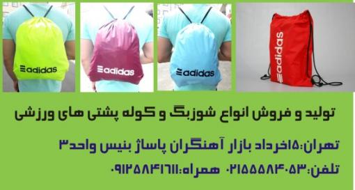 شوز بگ ,کوله پشتی ورزشی , کوله ورزشی , کوله پشتی باشگاهی ,